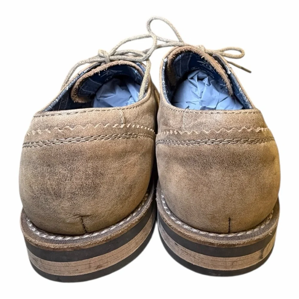 Original Penguin Suede Derby Shoes Brown Lace Up Oxford Mens Size‎ 10 Casual